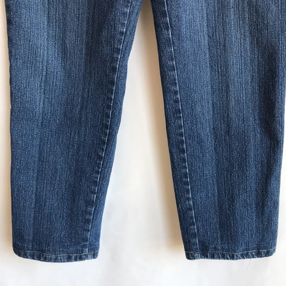 Style & Co. natural fit tapered leg blue jeans, 14 - Picture 4 of 12